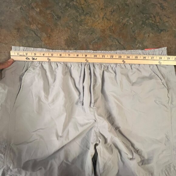 DSG Mens XL Gray Swim Trunks 100% Nylon With Polyester Lining Elastic Waistband - Picture 4 of 9